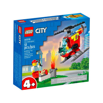 Lego City - Helicóptero dos Bombeiros - 53 Peças - Lego