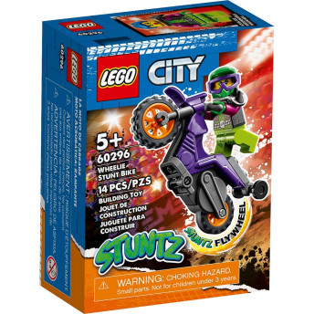 Lego City - Moto de Wheeling - Stuntz - 14 Peças - Lego