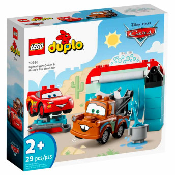 LEGO Duplo - Diversão no Lava-Jato com Relâmpago McQueen e Mate - 29 peças - Lego