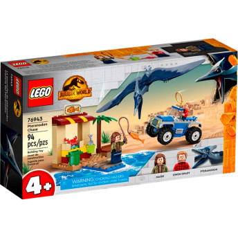 Lego Jurassic World Dominion - A Perseguição ao Pteranodonte - 94 peças - Lego