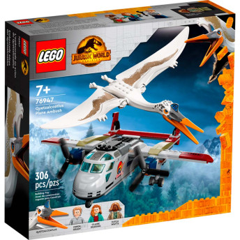 LEGO Jurassic World Dominion - Emboscada de Avião ao Quetzalcoatlus - 306 Peças - Lego