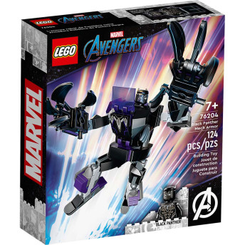 Lego Marvel - Armadura Robô Pantera Negra - 124 Peças - Lego