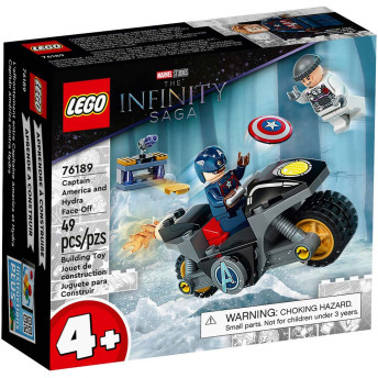 Lego Marvel - Capitão América e Hydra - 49 Peças - Lego