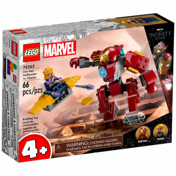 LEGO Marvel - Hulkbuster do Homem de Ferro vs Thanos - 66 peças - Lego