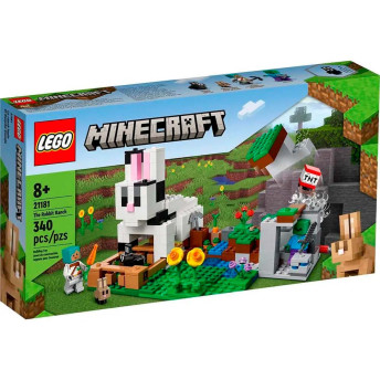 Lego Minecraft - O Rancho do Coelho - 340 Peças - Lego