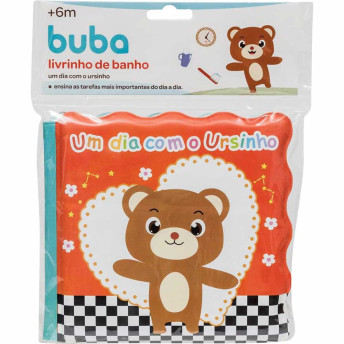 Livrinho de Banho para Bebê - Um Dia com o Ursinho - Buba