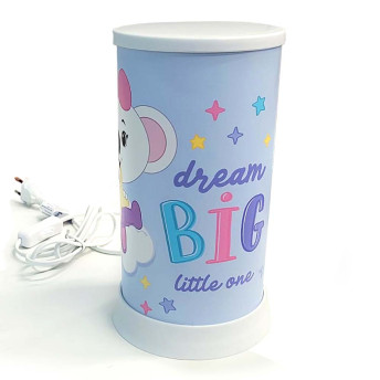 Luminária Infantil Hug - Led e Fluorescente - Lilica Dreams - DecorFun