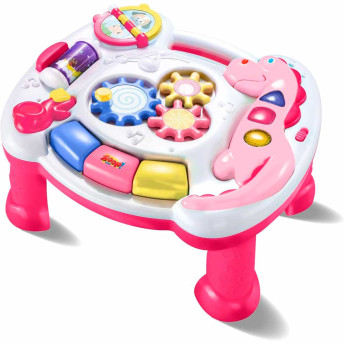 Mesinha de Atividades Didáticas - Musical e Luzes - Rosa - Zoop Toys