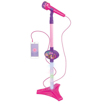 Microfone Infantil com Pedestal - Barbie Dreamtopia - Fun Divirta-se