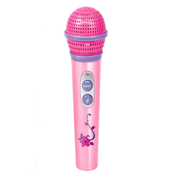 Microfone Infantil Musical - Agradáveis Melodias - Rosa - Fenix Brinquedos