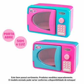 Microondas Infantil com Som e Luz - Le Chef - Sortido - Usual Brinquedos
