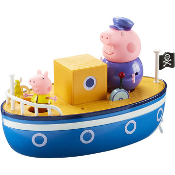 Mini Veículo e Bonecos - Barco do Vovô Pig - Peppa Pig - Sunny