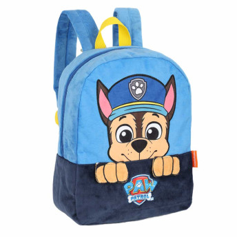Mochila de Costas Infantil - Patrulha Canina - Chase Azul - Luxcel