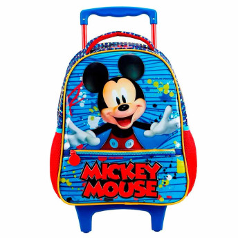 Mochila de Rodinhas Infantil - 16 - Disney - Mickey Mouse Y - Xeryus