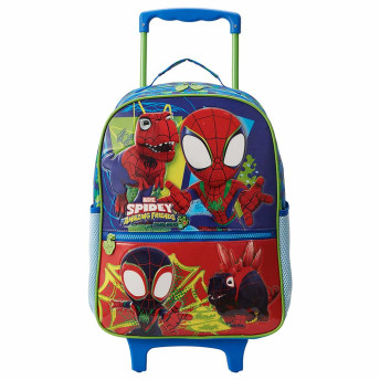 Mochila de Rodinhas Infantil - Marvel Spidey Dino-Webs X2 - Xeryus
