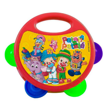 Pandeiro Infantil - Patati e Patatá - Vermelho - Candide 