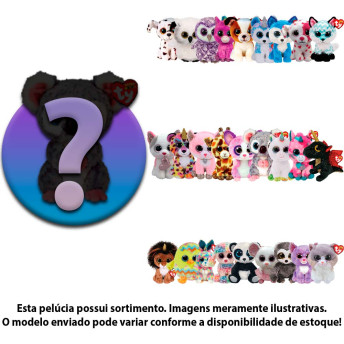 Pelúcia Infantil - 16 cm - Beanie Boos - TY - Pequena - Sortido - Toyng