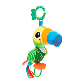 Pelúcia Infantil - 25 cm - Tucano Zuzu Atividades - Verde - Buba