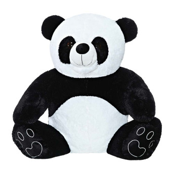 Pelúcia Infantil - 34 cm - Panda Fofo - M - W.U. Bichos de Pelúcia