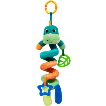 Pelúcia Infantil - 50 cm - Bubazoo - Mola de Atividades - Dino - Verde - Buba