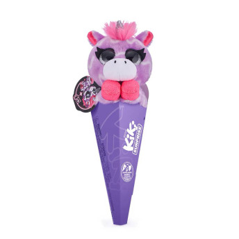 Pelúcia Infantil no Cone - Kiki Surprise Neon - Ziggy - Fun Divirta-se