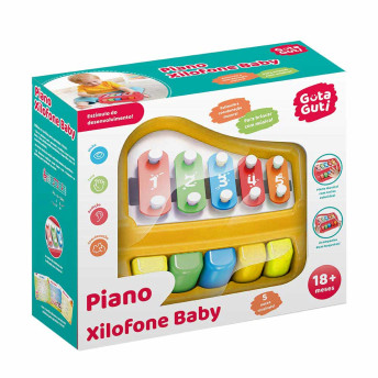 Piano Xilofone Baby Musical - Guta Guti - DM Toys