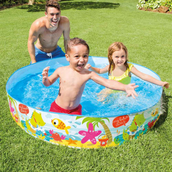 Piscina Infantil Snapset Redonda - Dias de Praia - 450 Litros - INTEX
