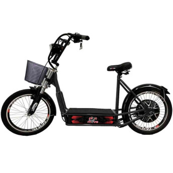Patinete Elétrico - Sco PAM - Cestinha - 800w 48v - Preto - Plug and Move