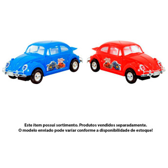 Carrinho de Controle Remoto - Fusca - Sortido - DM Toys