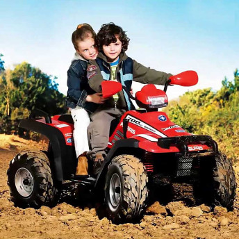 Quadriciclo Elétrico - Polaris Sportsman 700 Twin - 12V - Vermelho - Peg-Pérego 