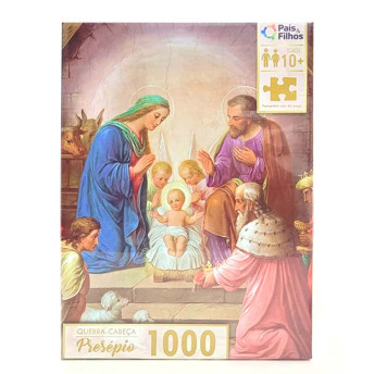 Quebra-Cabeça - 1000 Peças - Presépio - Pais e Filhos