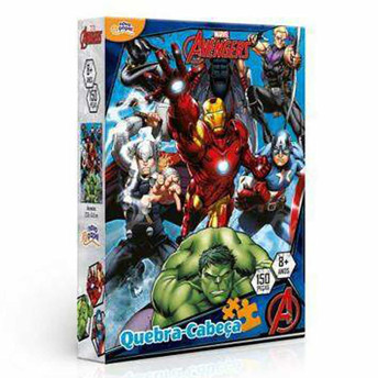 Quebra-Cabeça - 150 Peças - Marvel - Avengers - Toyster