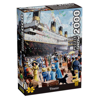 Quebra-Cabeça - 2000 Peças - Titanic - Grow