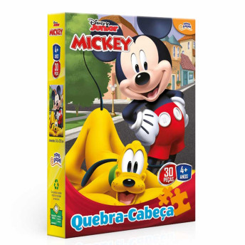 Quebra-Cabeça - 30 Peças - Disney Junior - Mickey - Toyster