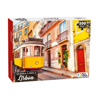 Quebra-Cabeça - 500 Peças - Lisboa - Portugal - Pais e Filhos