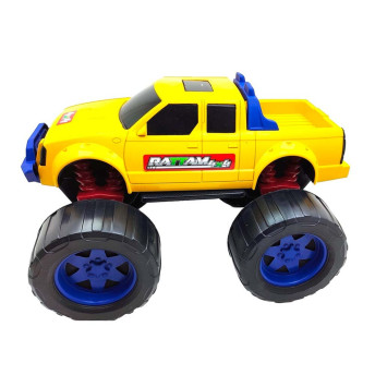 Caminhonete Roda Livre - Rattam 4x4 - Off Road - Amarelo - Usual Brinquedos
