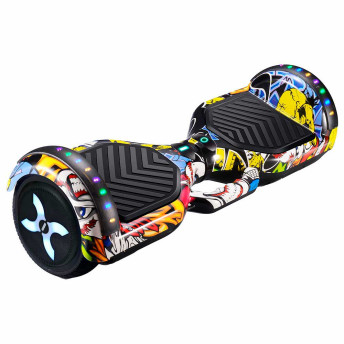 Skate Elétrico - Hoverboard Flash - Estampado - DM Toys