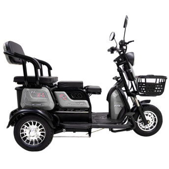 Triciclo Elétrico - Smart PAM - 800w 48v 28Ah - Cinza - Plug and Move