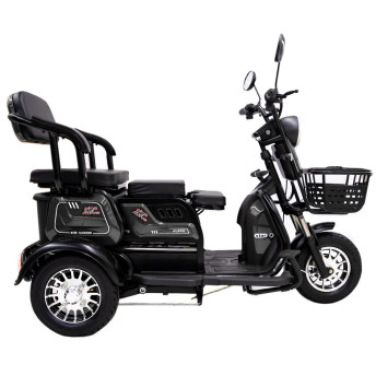 Triciclo Elétrico - Smart PAM - 800w 48v 28Ah - Preto - Plug and Move