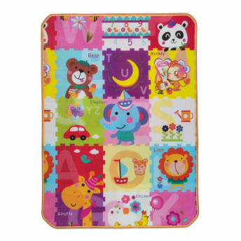 Tapete de Atividades para Bebê - Fun Friends II - 120 cm x 90 cm -  Pecci e Pecci