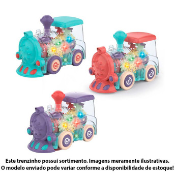 Trenzinho Bate e Volta - Color - Sortido - DM Toys