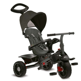 Triciclo Infantil - Passeio e Pedal - Smart Comfort - Preto - Bandeirante