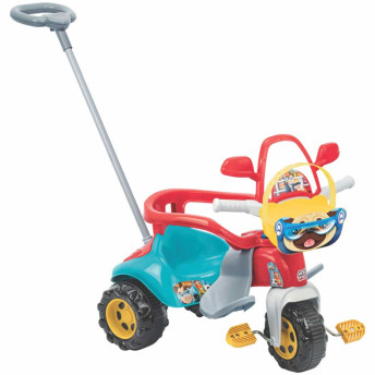 Triciclo Infantil com Haste Direcionável - Tico-Tico Zoom Max - Magic Toys