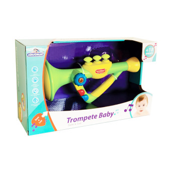 Trompete Baby Musical com Luz e Som - Adijomar
