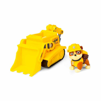 Veículo com Figura - Patrulha Canina - Escavadeira - Rubble - Sunny Brinquedos