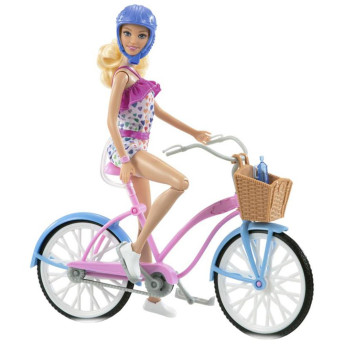 Veículo e Boneca - Barbie Ciclista - Passeio de Bicicleta - Mattel