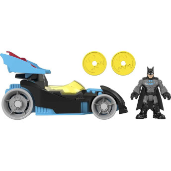 Veículo e Boneco - DC Super Friends - Batmóvel de Corrida Bat-Tech - Imaginext