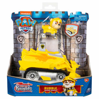Veículo e Figura - Patrulha Canina - Rescue Knights - Rubble - Sunny Brinquedos