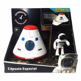Veículo e Mini Boneco - Astronautas - Cápsula Espacial - Fun Divirta-se