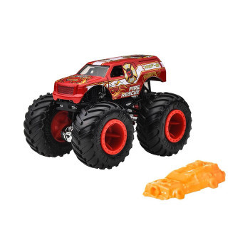 Caminhão Monster Truck - Hot Wheels - Fire Rescue - Mattel